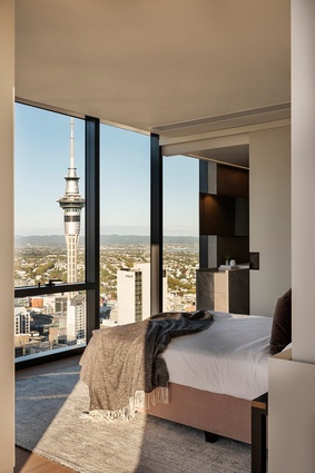 The CBD is the backdrop for life via floor-to-ceiling glazing that provides views over the isthmus from dawn to dusk.