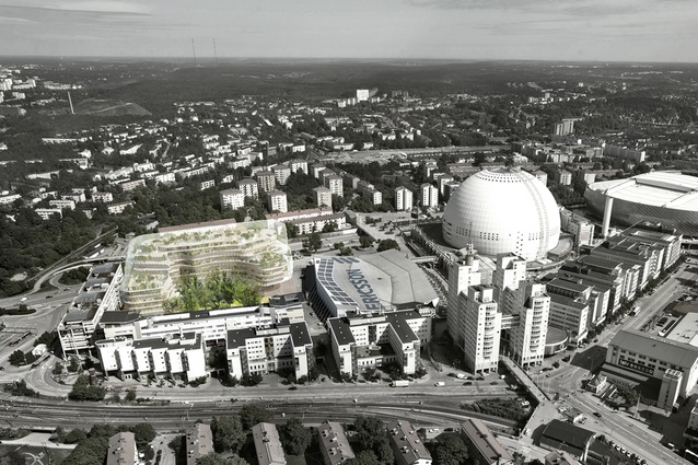 Future project: Stockholm Offices. A revitalisation of a large urban space with a natural park in the centre, surrounded by housing, shopping and cultural activities.