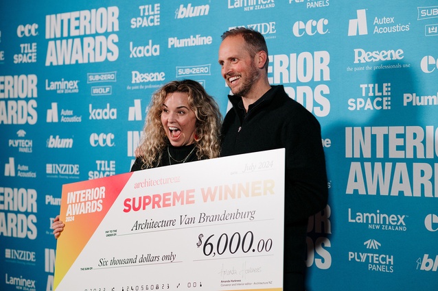 Winners of both the Retail and Supreme awards, Ashleigh and Damien van Brandenburg.