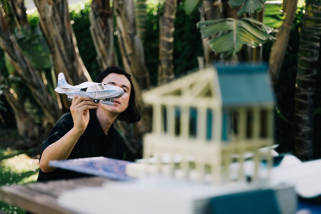 The cabin is made to be a viewing platform.