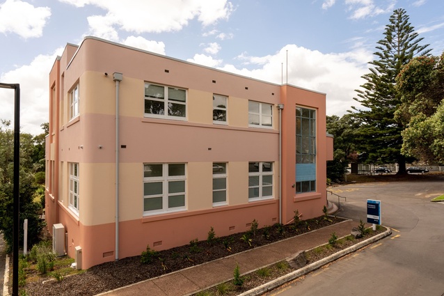 Finalist: Commercial and Multi Residential Exterior – Mount Roskill Municipal Building Restoration by Matthews & Matthews Architects.