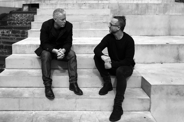 Dean Mackenzie and Hamish Monk of Monk Mackenzie Architects.