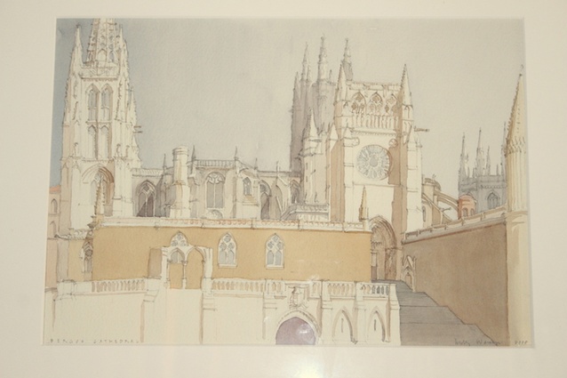 West face of Burgos Cathedral, Spain by Sir Miles Warren.