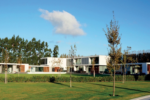The large home won both NZIA and Registered Master Builders awards in 2010.