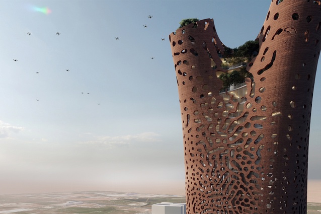 The Tower of Life by BAD - Built by Associative Data, Dakar, Senegal.