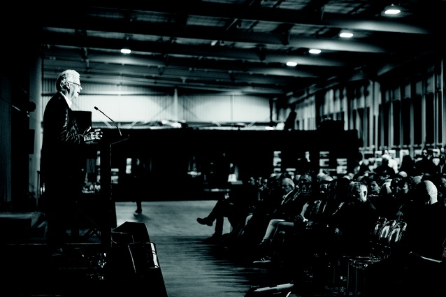 As President of the Institute, Pip addresses the audience at the 2016 Auckland Architecture Awards.