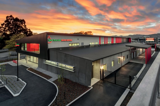 Colorsteel $10-25m Award - highly commended: New Zealand Blood Service, Christchurch.