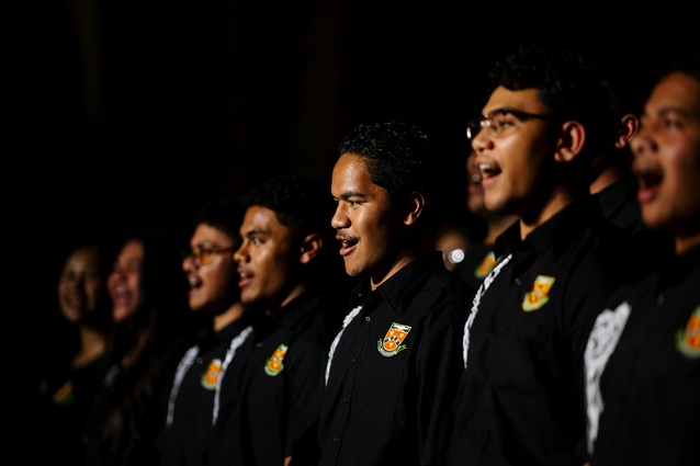 The Rewaken Polycation Choir and their astounding voices filled St Matthews-in-the-City.