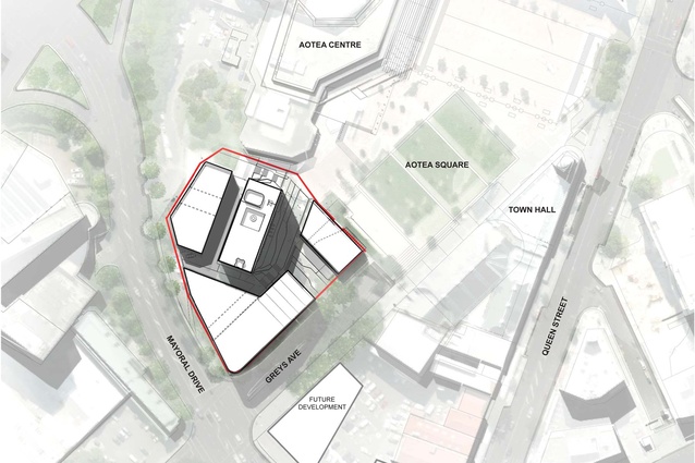 Site plan of the proposed Civic Quarter.