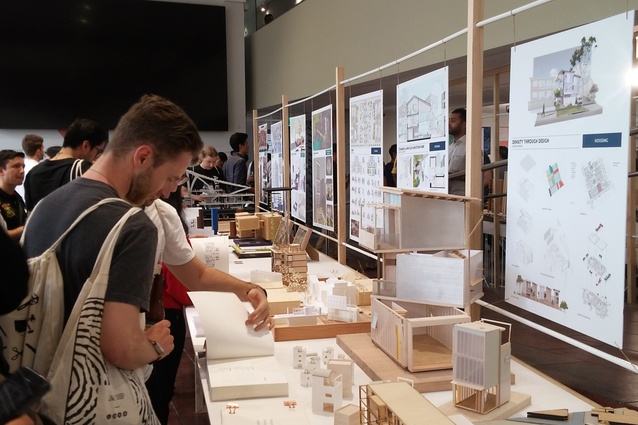 UNSW architecture student exhibition.