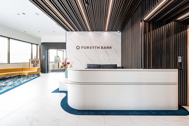 Winner - Interior Architecture: Forsyth Barr Dunedin Office Fitout by McAuliffe Stevens.