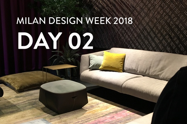 Tessa Pawson reports on micro kitchens, water-saving taps and much more on day two at the Milan Furniture Fair.