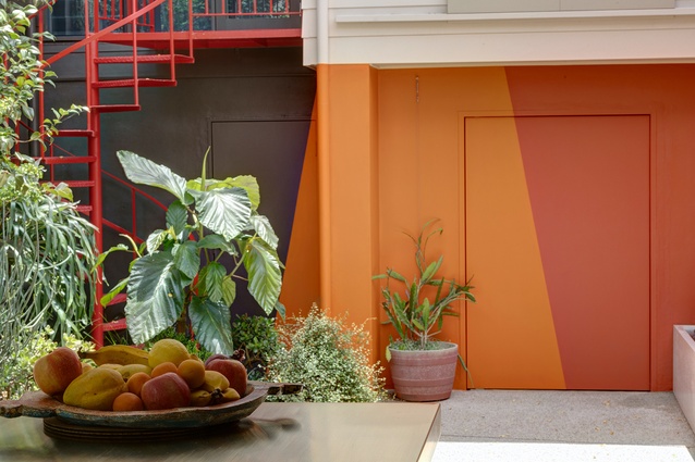 Warm Vessel, Darlinghurst Terrace by Lymesmith, winner of the Resene Total Colour Landscape Colour Maestro Award.