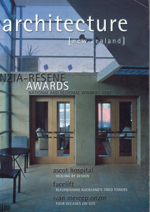 <em>Architecture New Zealand</em>: 1999 issue.
