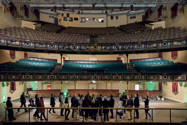 <em>Interior</em> magazine conducted a lunchtime tour of the St James Theatre; a rare opportunity to go inside this heritage-listed building, which is currently being restored.