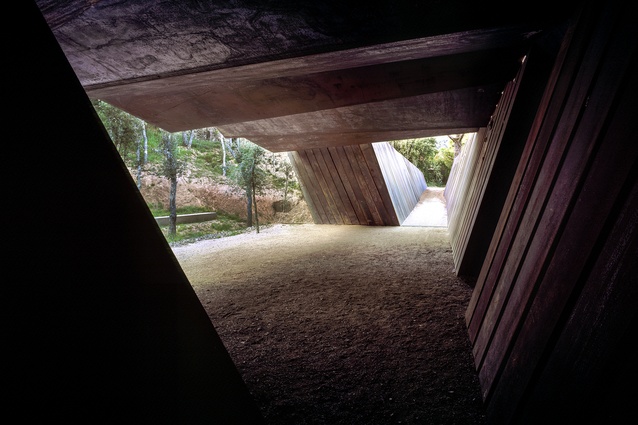 Bell–Lloc Winery in Palamós, Spain by RCR Arquitectes (2007).  
