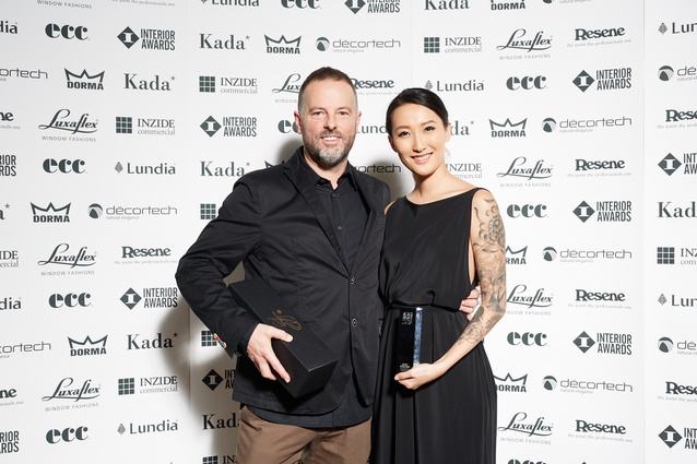 Winner: Installation Award – Workshop e for Air New Zealand 75 Years Exhibition. Andrew Thomas and Soyun Park from Workshop e.