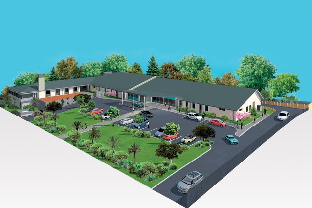 A rendering of the $13 million-plus Kaikoura health centre.