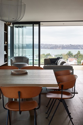 Floor-to-ceiling glazing ensures residents enjoy the expansive views to the north.