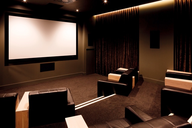 A residents’ movie theatre has become a popular amenity in new apartment buildings.