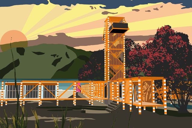 The winner of the Work in Progress category was the Kapiti Watchtower project by Wellington-based team Sam Kebbell, Cam Wilson, Riley Adams-Winch, Callum Leslie, Andrew Charleson and Martin Bryant.