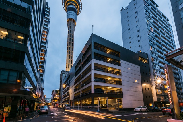 Five architecture firms from around the world will compete to design a new mixed-use building on a site on Auckland's Federal Street. The site is currently a seven-storey car park.