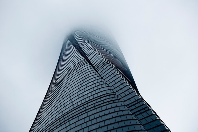 Exteriors category: Photographer: Nick Almasy. Building: Shanghai Tower, Shanghai, China. Architect: Gensler/Marshall Strabala.