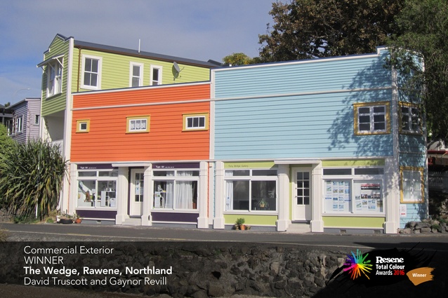 Commercial Exterior Award winner: The Wedge, Rawene, Northland by David Truscott and Gaynor Revill.