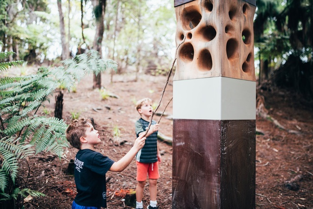 The Hobsonville Point habitat markers by Isthmus have garnered an international design award.