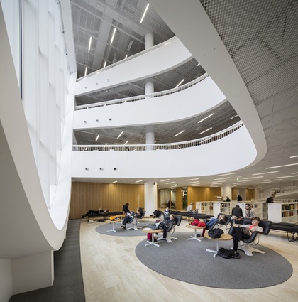 Helsinki library, Finland by Anttinen Oiva Architects. 2014.