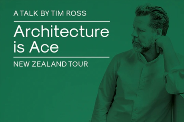 Tim Ross’s show ‘Architecture is Ace’ will be hitting Auckland, Christchurch and Wellington this September as part of Aotearoa Festival of Architecture.