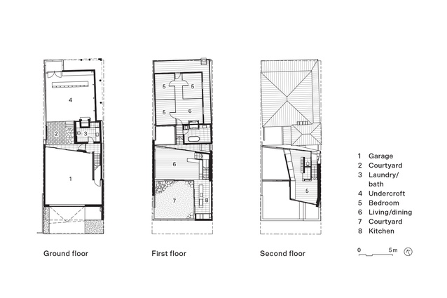 Plans of Albert Villa by Bureau Proberts.