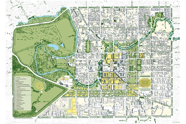 The blueprint for the new Christchurch central city was released in 2012 and was said to create “a smaller, greener central city” and aimed to “set Christchurch apart from any other urban centre”.