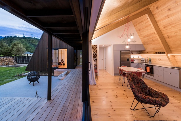 Finalist: Residential Architectural Excellence —  Family Bach by Cymon Allfrey Architects in Hanmer Springs.