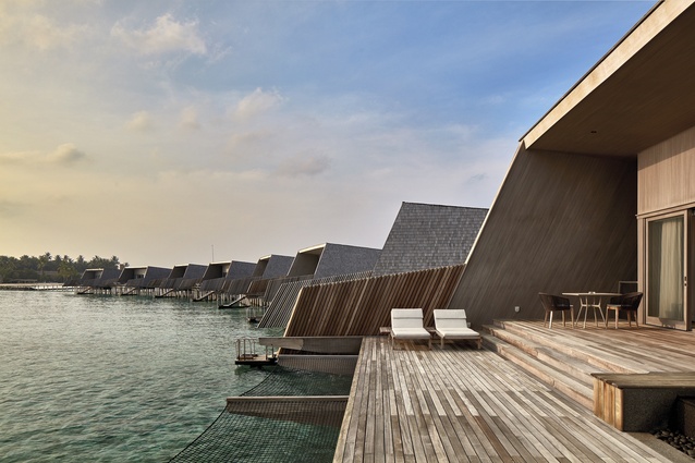 The St. Regis Maldives Vommuli Resort on Vommuli Island in the Maldives by WOW Architect and Warner Wong Design.