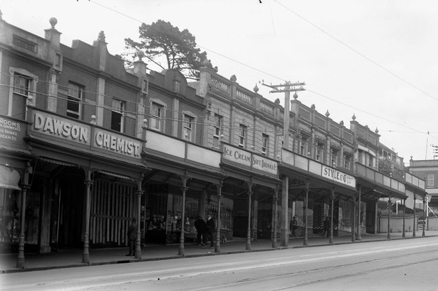 The terrace of shops on upper Queen Street received a Regional Historic Heritage grant from Auckland Council to assist with renewal of their degraded shop awnings.