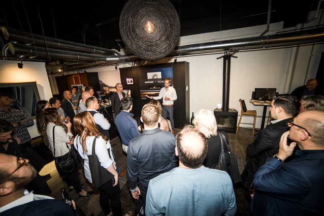 Escea's founder and CEO Nigel Bamford talks to Auckland's leading architects and interior designers about Samsung and Escea's recent collaboration.