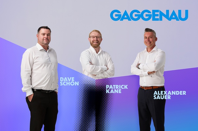 The team from Gaggenau: Dave Schon, Patrick Reid and Alexander Sauer.