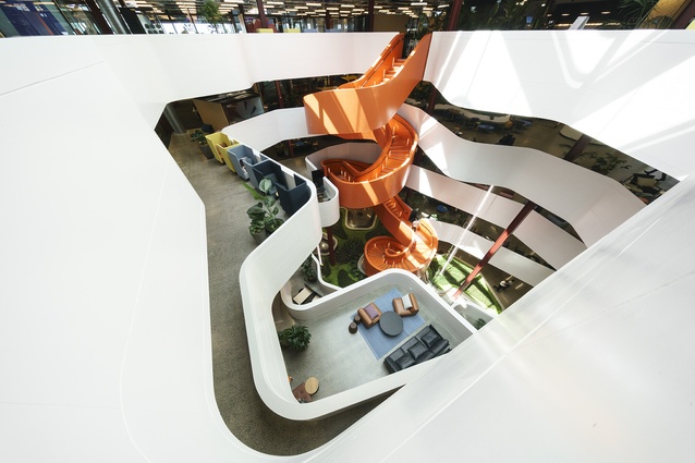 Interior Awards 2019 winner: Supreme Award and Workplace (over 1,000m<sup>2</sup>) Award – B:Hive, Smales Farm by BVN in association with Jasmax.