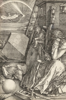 Albrecht Dürer, <em>Melencolia I</em>, 1514, Metropolitan Museum of Art collection.