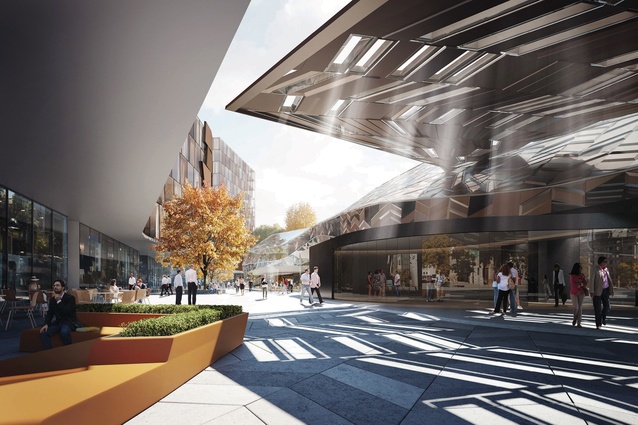 Proposed scheme for the Christchurch Convention Centre.