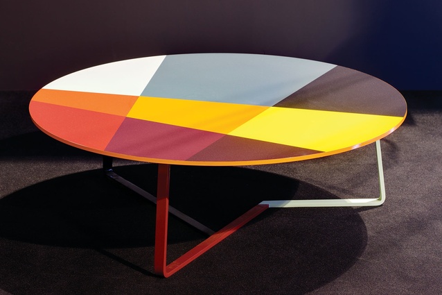 Patchwork table by Arik Levy at the 2012 Milan Furniture Fair.