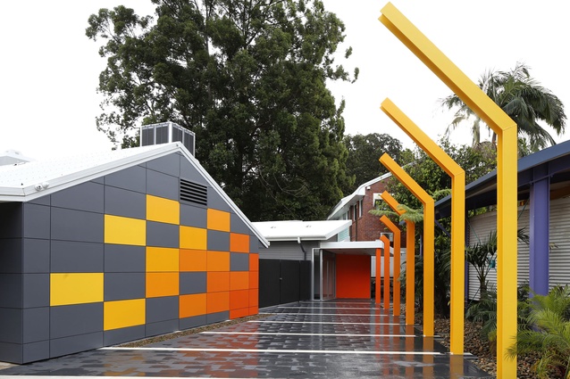 Commercial Exterior Award: Nambour Christian College Trade Skills Centre by Conwell Architects.