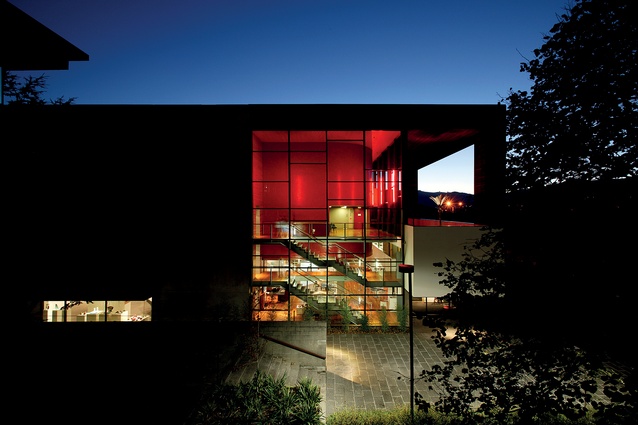 Expressions (1999) theatre and art gallery, Upper Hutt, designed by architecture +. 
