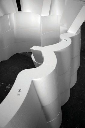 Foam sections of Periscope Tower by Supermanoeuvre.