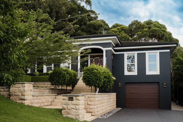 Resene Total Colour Residential Exterior Tone-e Award winner, Biophilic Glamour by South Coast Colour.
 