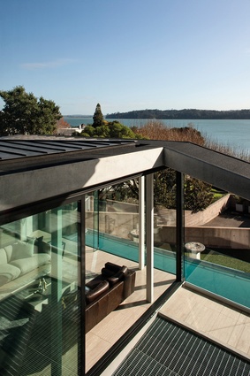 Herne Bay House: This contemporary concrete build is sculpturally formed over three levels.