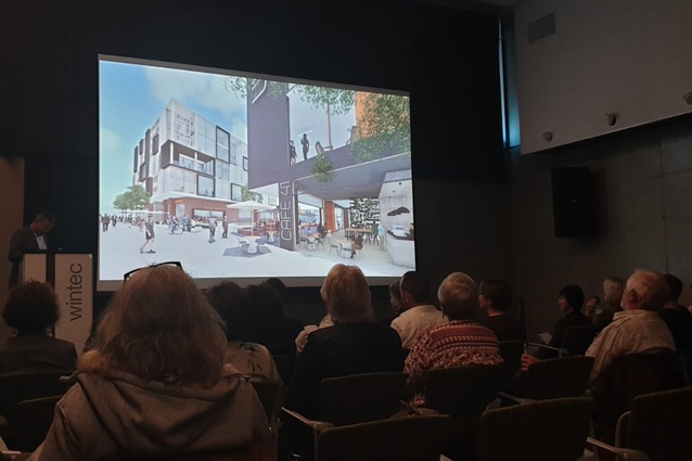 The Pecha Kucha event in Hamilton saw 11 speakers from various backgrounds: architects, rammed earth builders, community workers, conservationists and more.