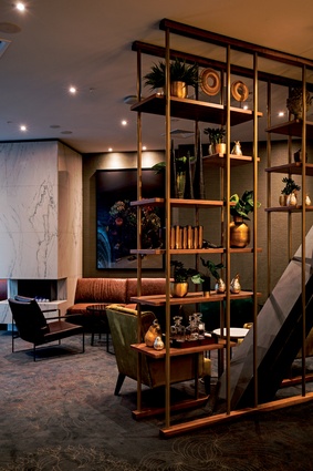 Variety in colour, texture and detailing is an overarching theme of this hotel. 
