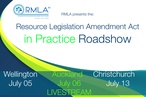 Resource Legislation Amendment Act in Practice Roadshow
